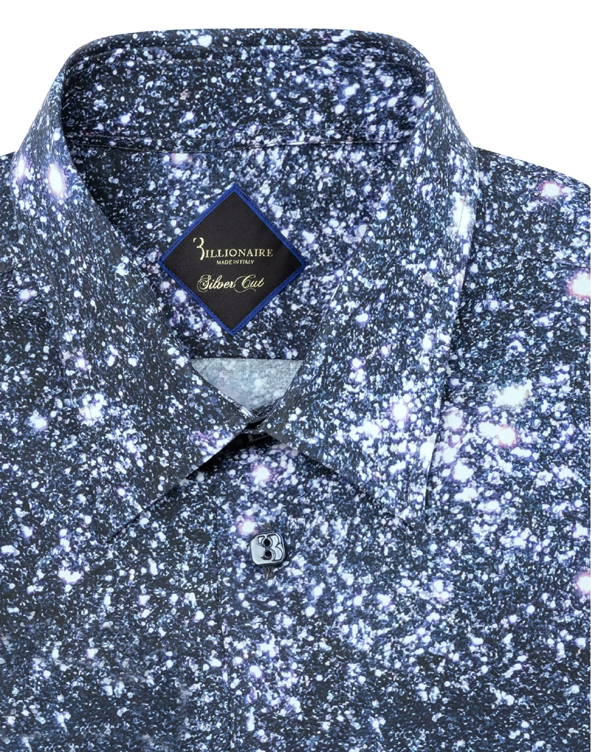 Shirt Silver Cut LS Crystal, цвет: Синий