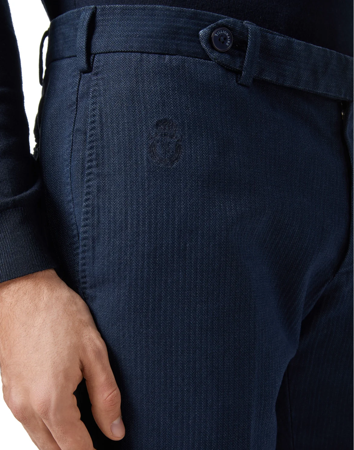 Slim Trousers Crest, цвет: Синий