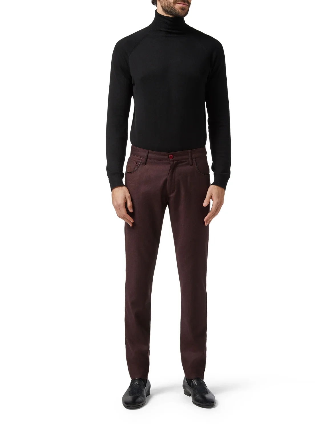 Slim Trousers Crest, цвет: Красный