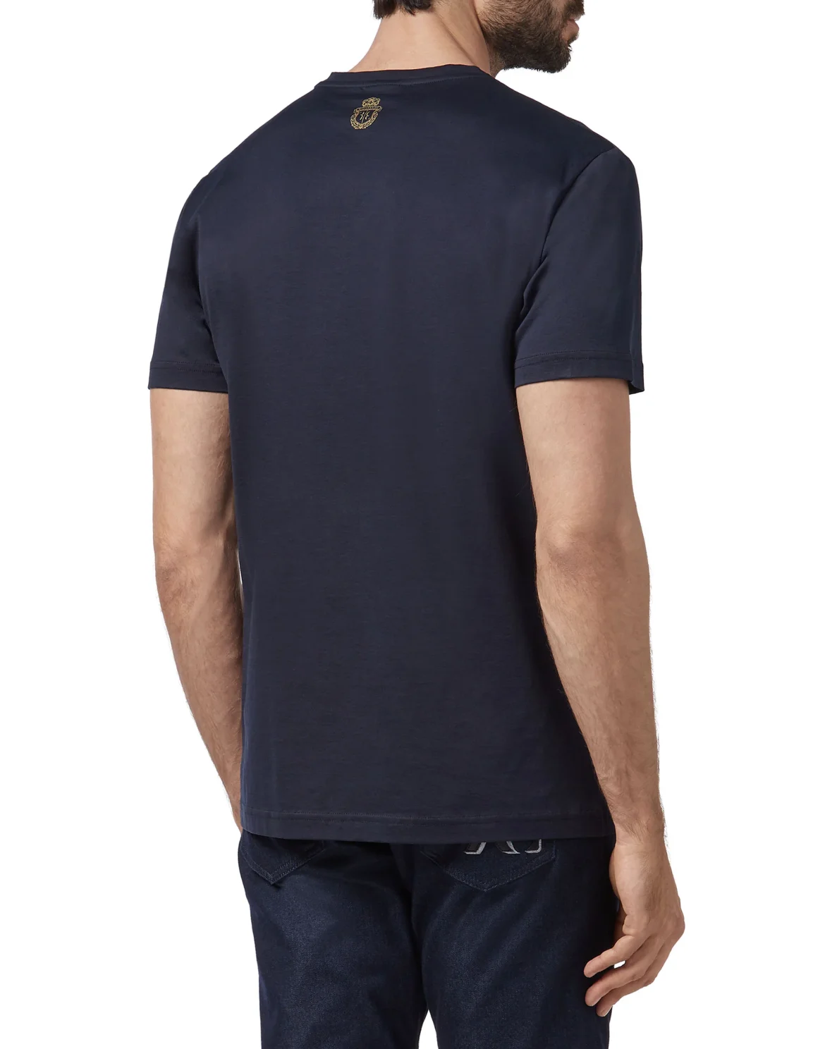 T-shirt Round Neck SS Double Lion, цвет: Синий