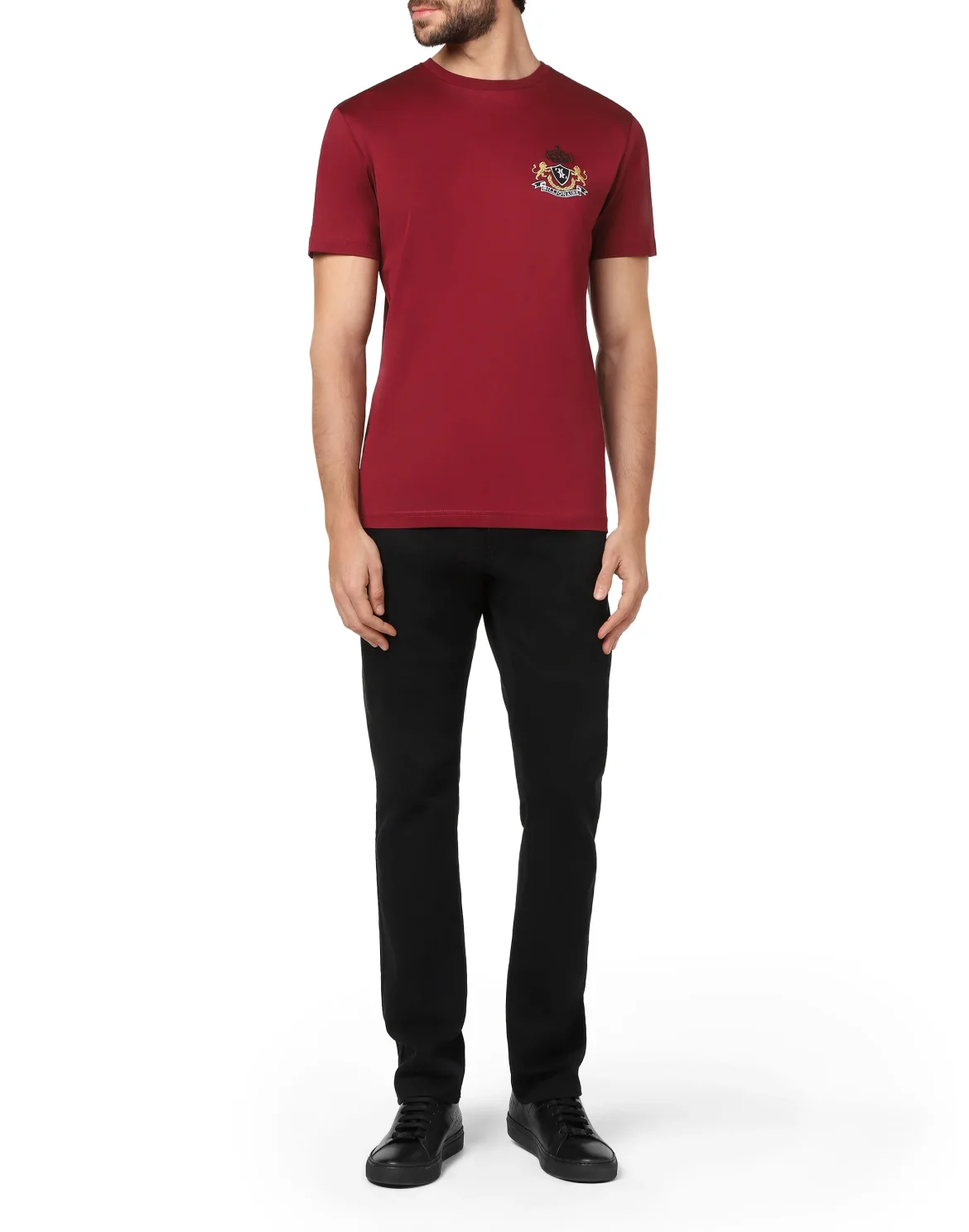 T-shirt Round Neck SS Double Lion, цвет: Красный