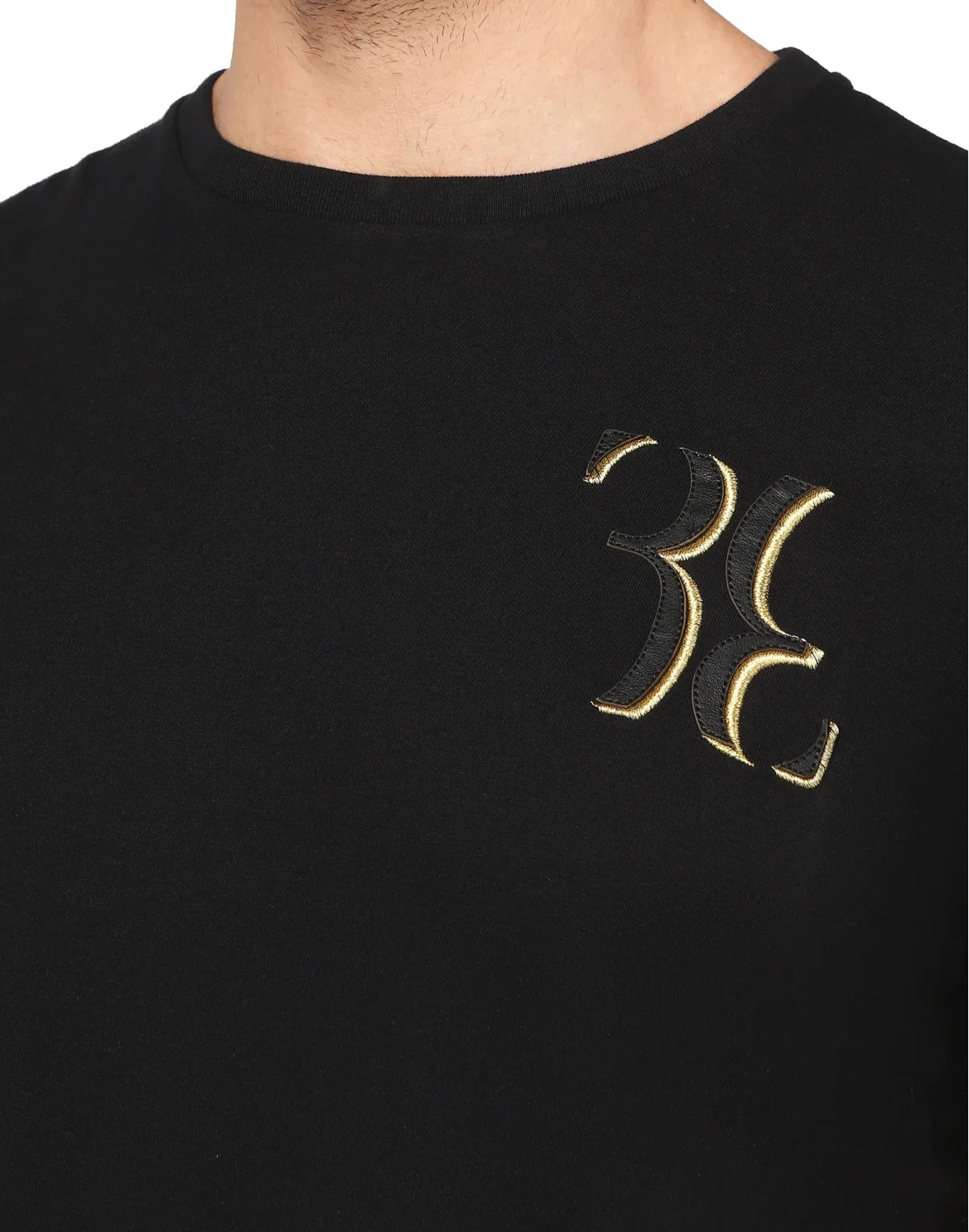 T-shirt Round Neck SS Double B, цвет: Черный