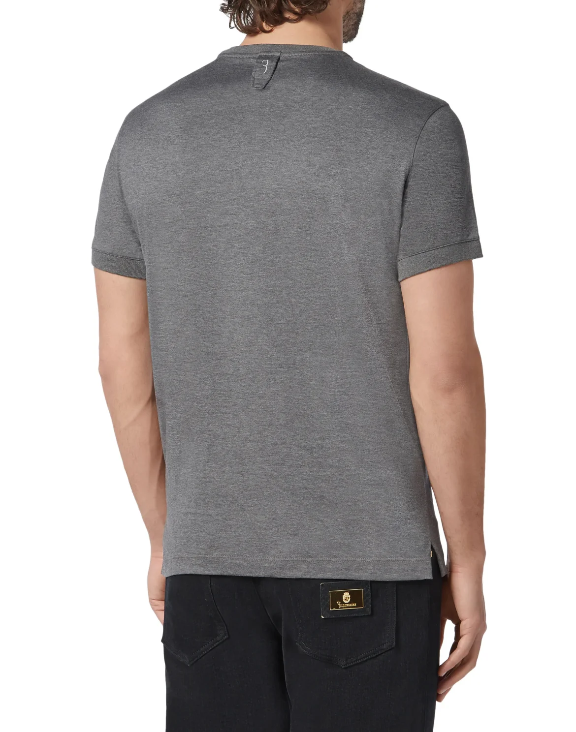 T-shirt Round Neck SS Lion, цвет: Серый