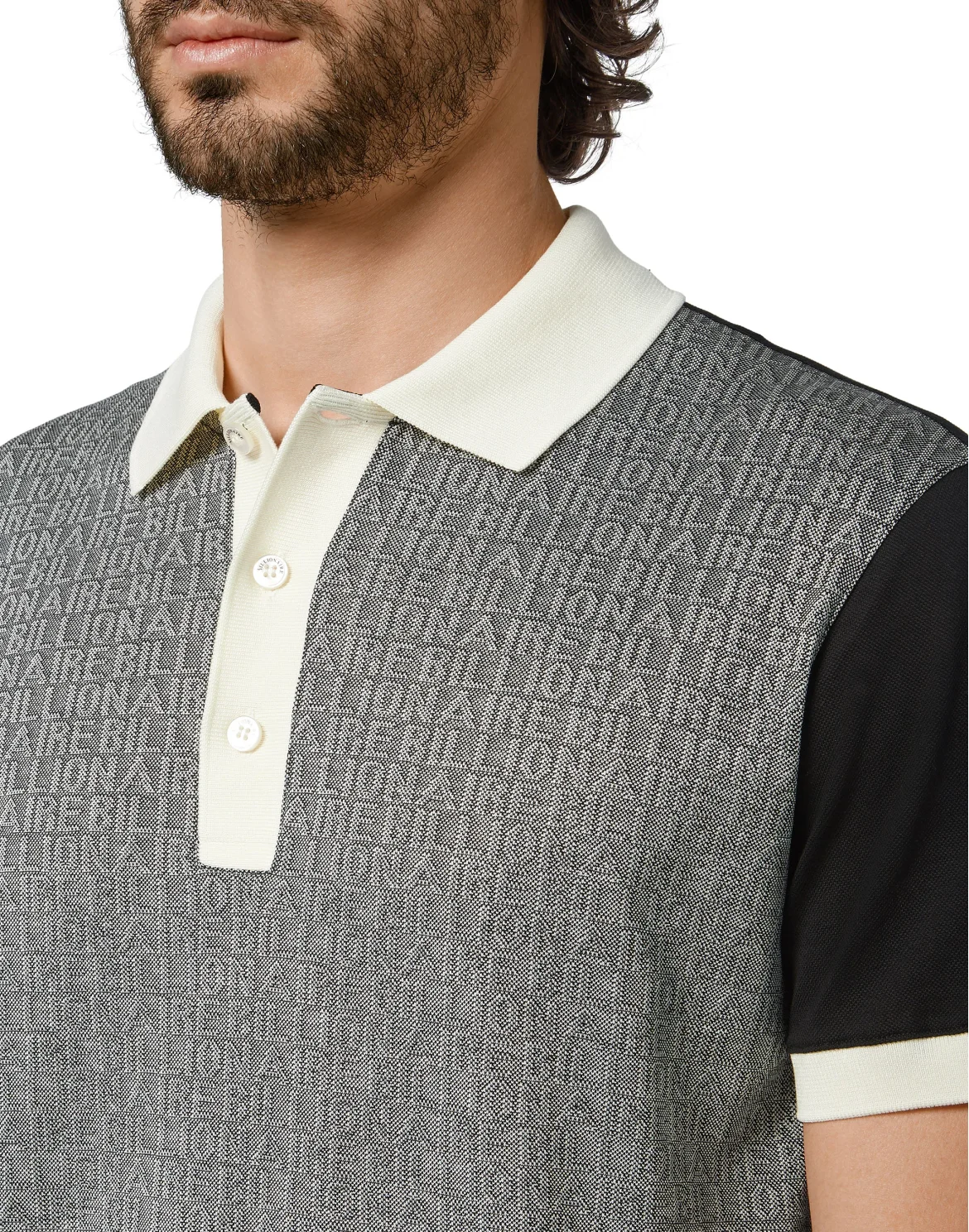 Polo shirt SS All over BB, цвет: Черный