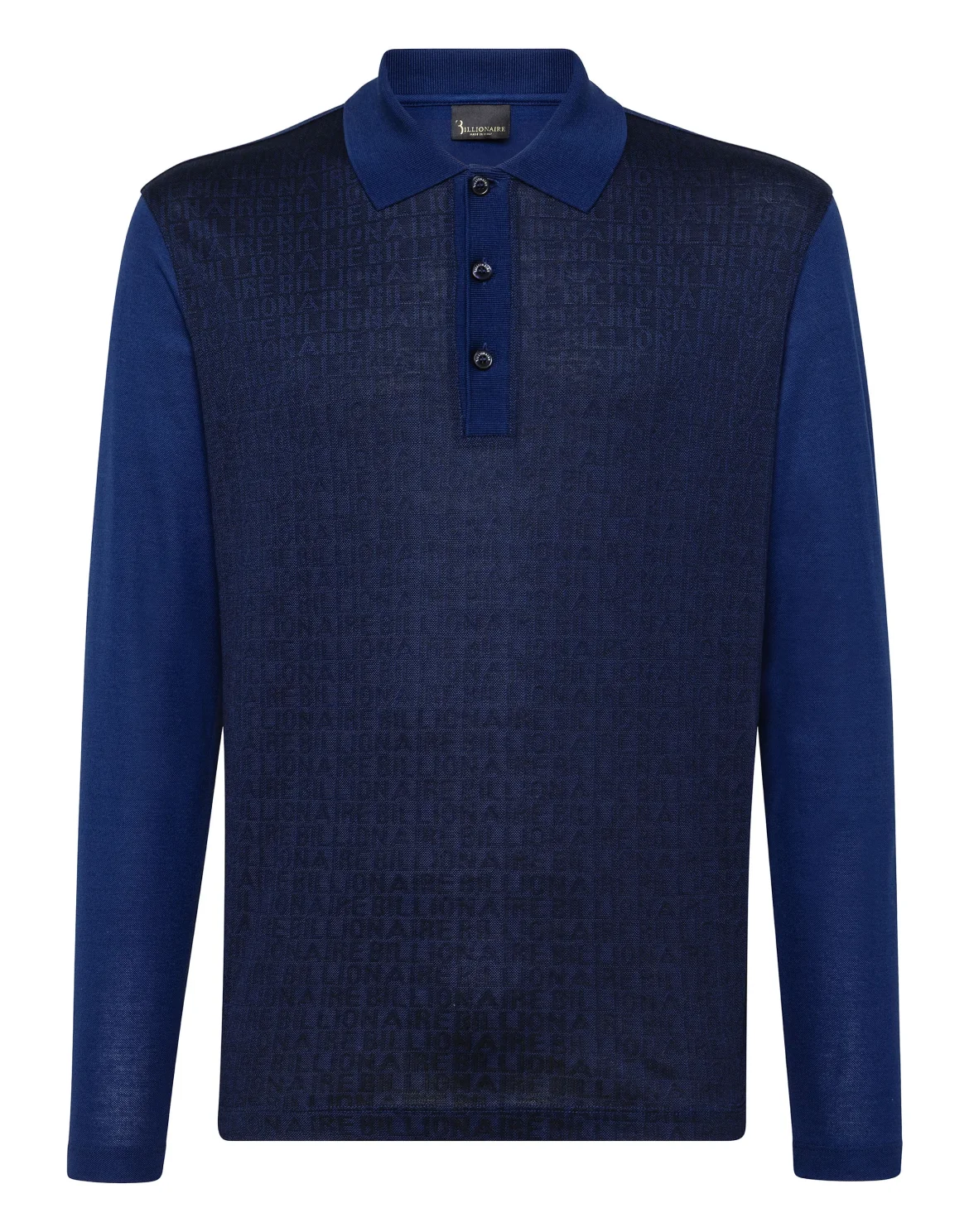 Polo shirt LS All over BB, цвет: Синий