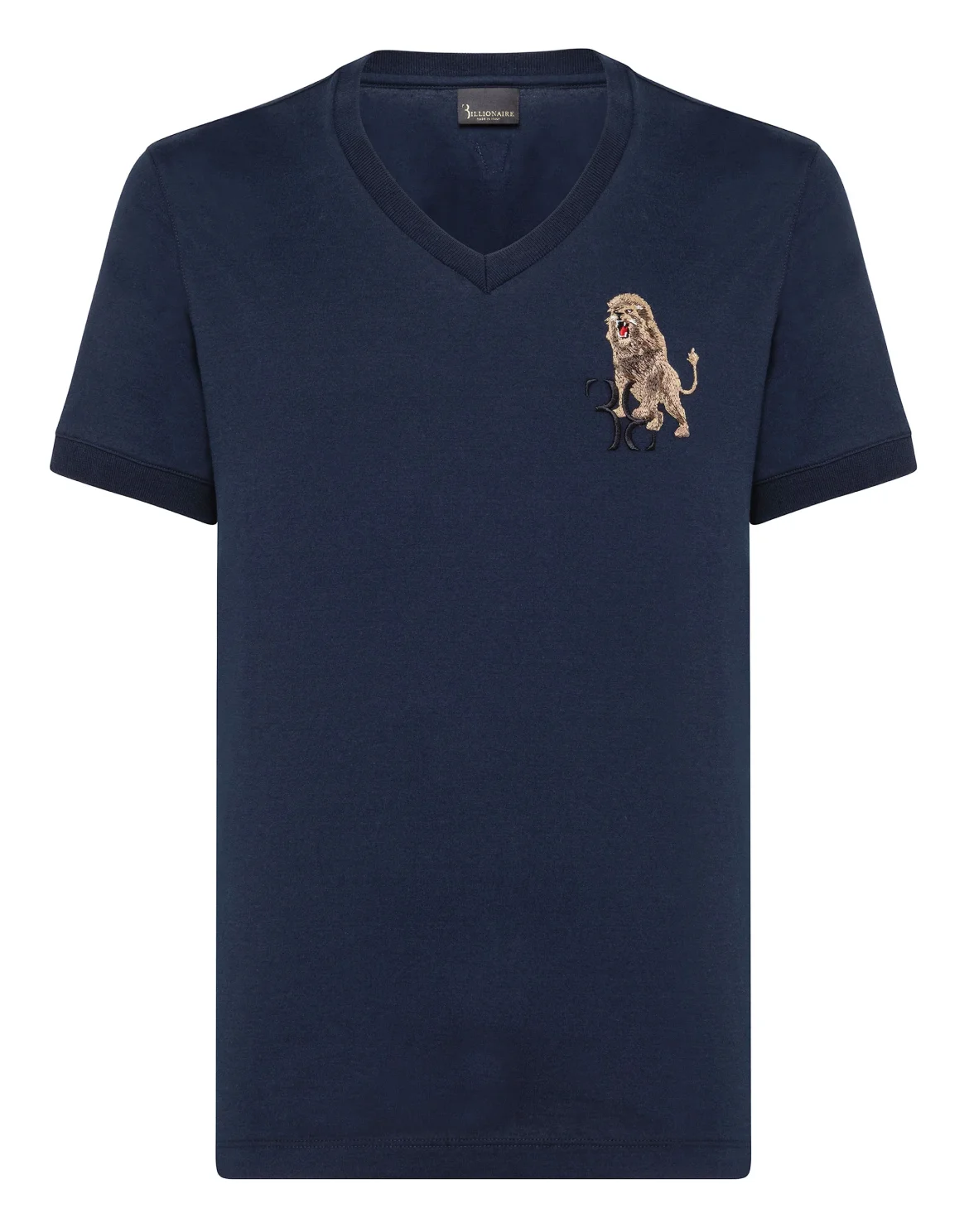 T-shirt V-Neck SS Lion, цвет: Синий