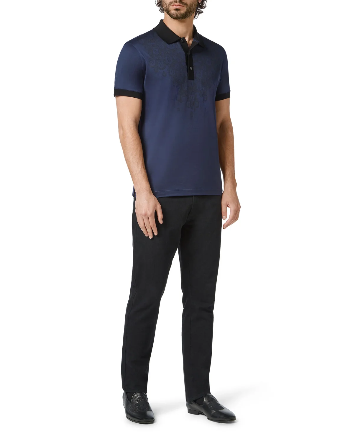 Polo shirt SS Crest, цвет: Синий