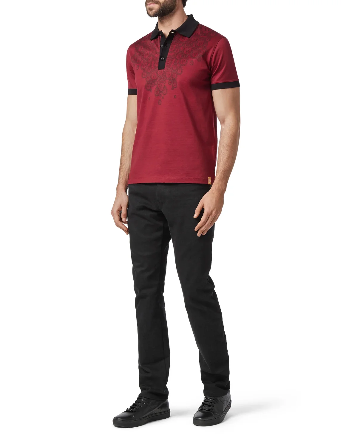 Polo shirt SS Crest, цвет: Красный