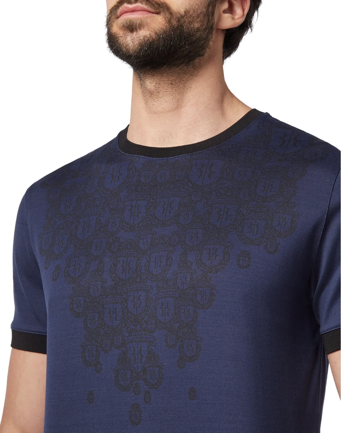 T-shirt Round Neck SS Crest, цвет: Синий