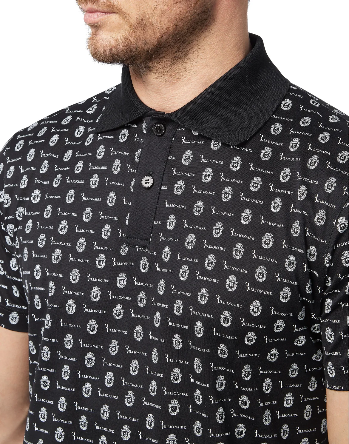 Polo shirt SS Crest, цвет: Черный
