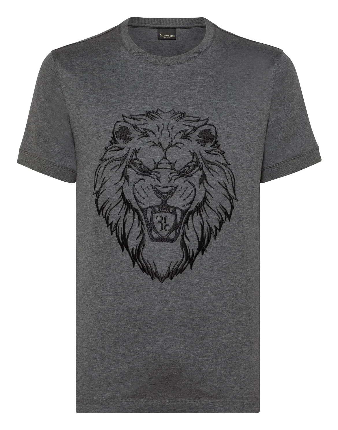 T-shirt Round Neck SS Lion, цвет: Серый