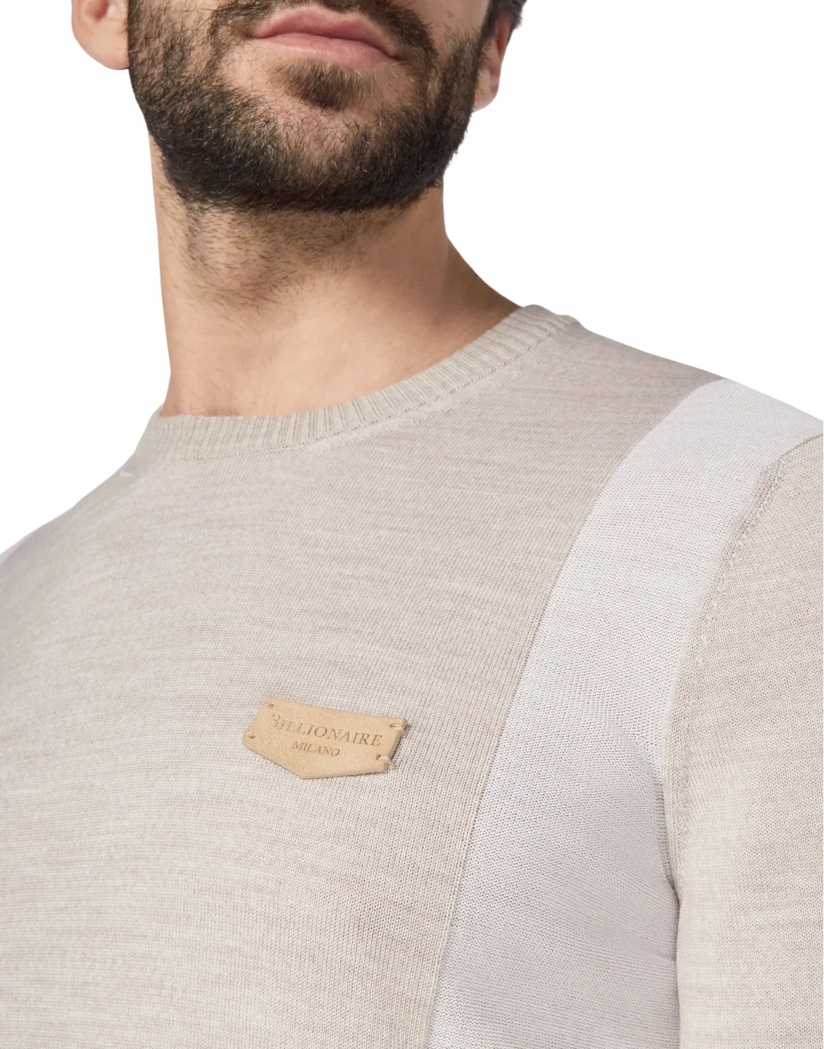 Pullover Round Neck LS, цвет: Бежевый