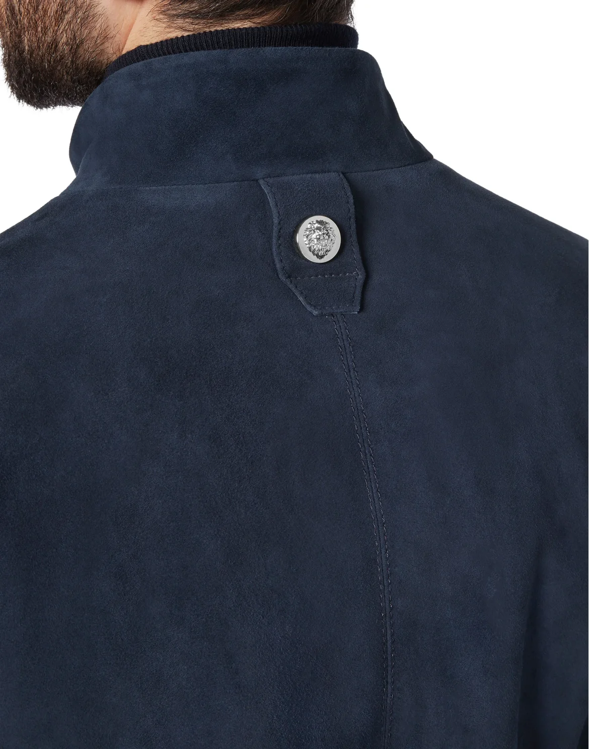 Leather Bomber Luxury, цвет: Синий