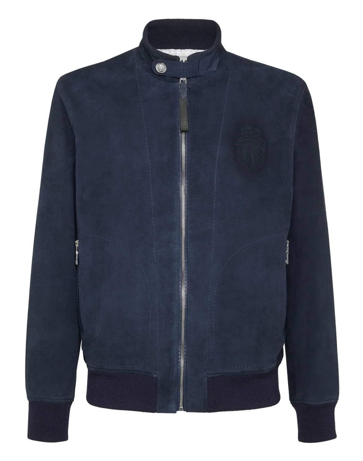 Leather Bomber Luxury, цвет: Синий