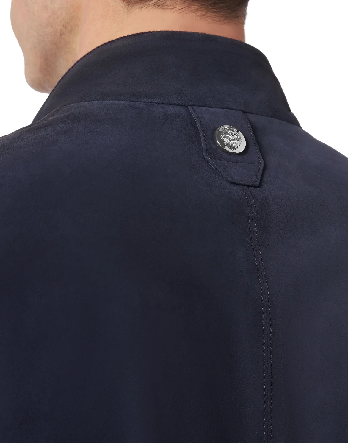 Leather Bomber Luxury, цвет: Синий
