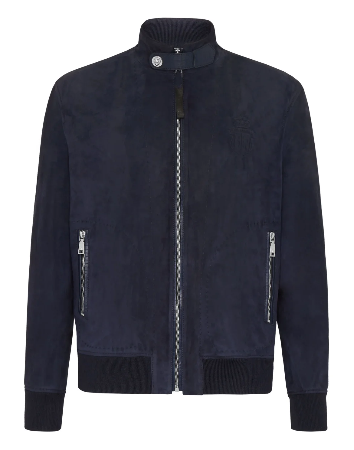 Leather Bomber Luxury, цвет: Синий