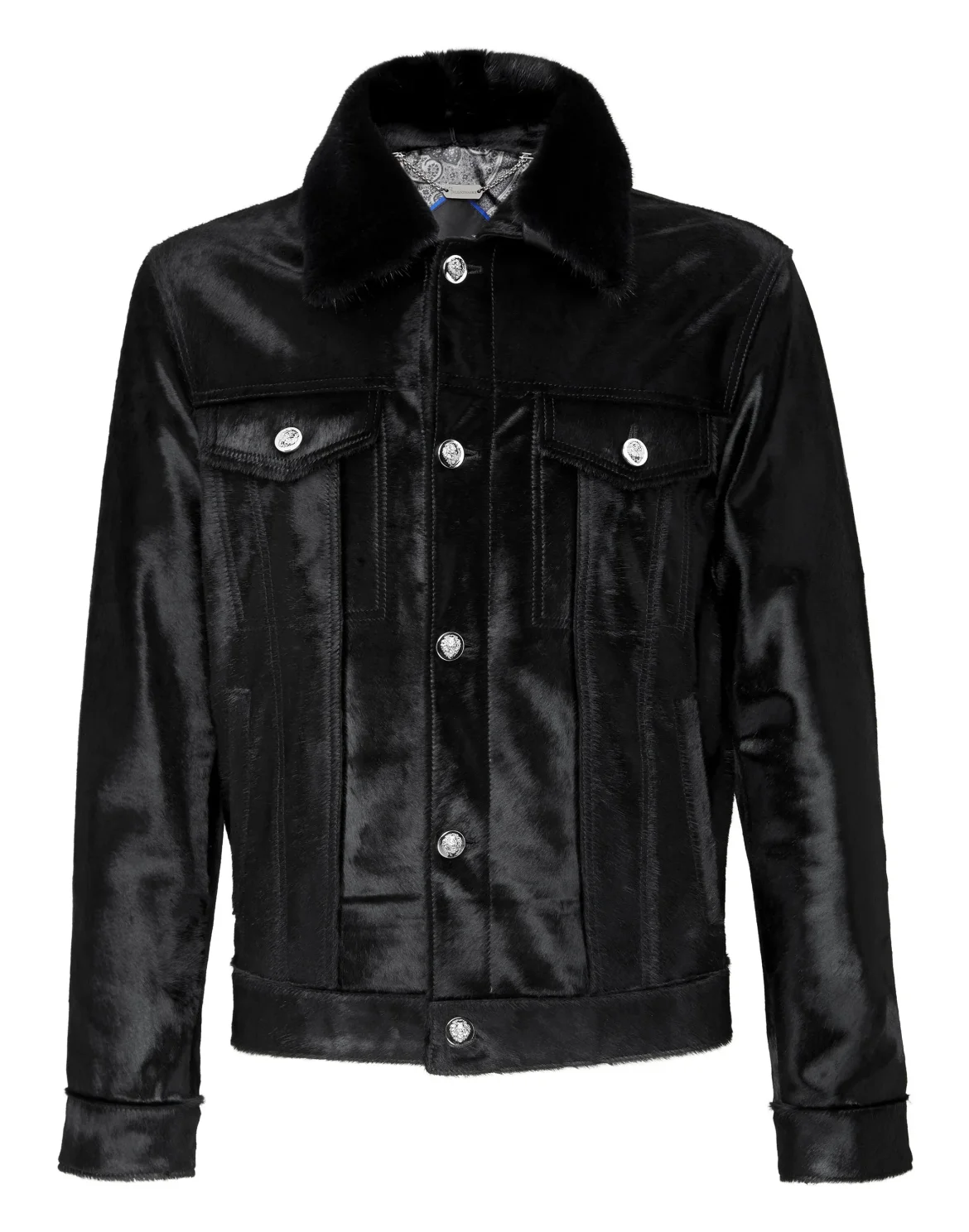 Leather Jacket Luxury, цвет: Черный