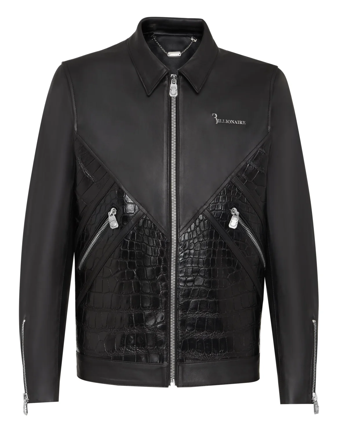 Leather Bomber Luxury, цвет: Черный