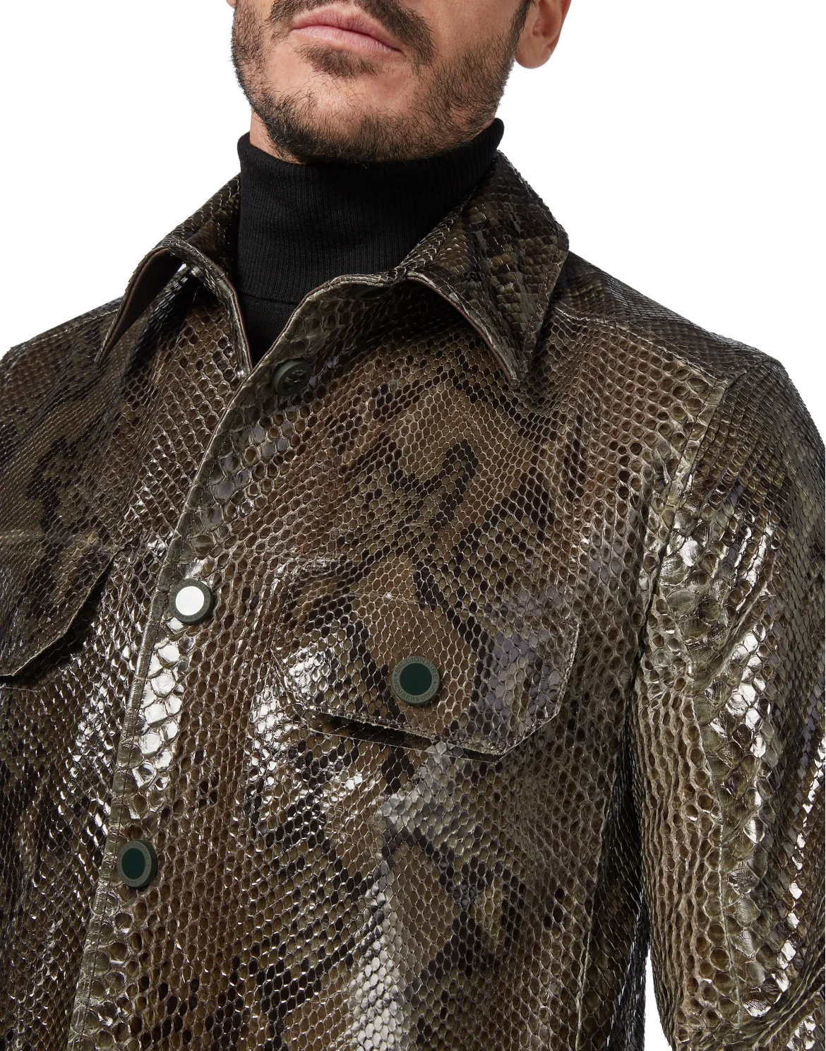 Python Leather Shirts Luxury, цвет: Камуфляж