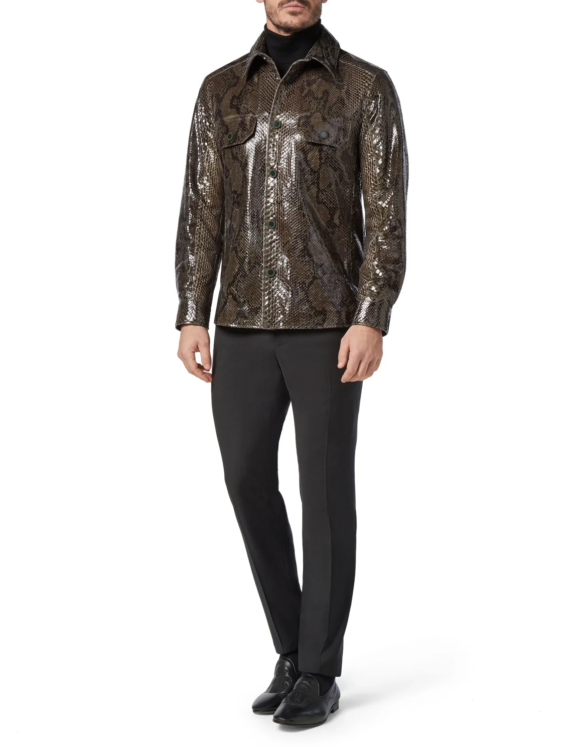 Python Leather Shirts Luxury, цвет: Камуфляж