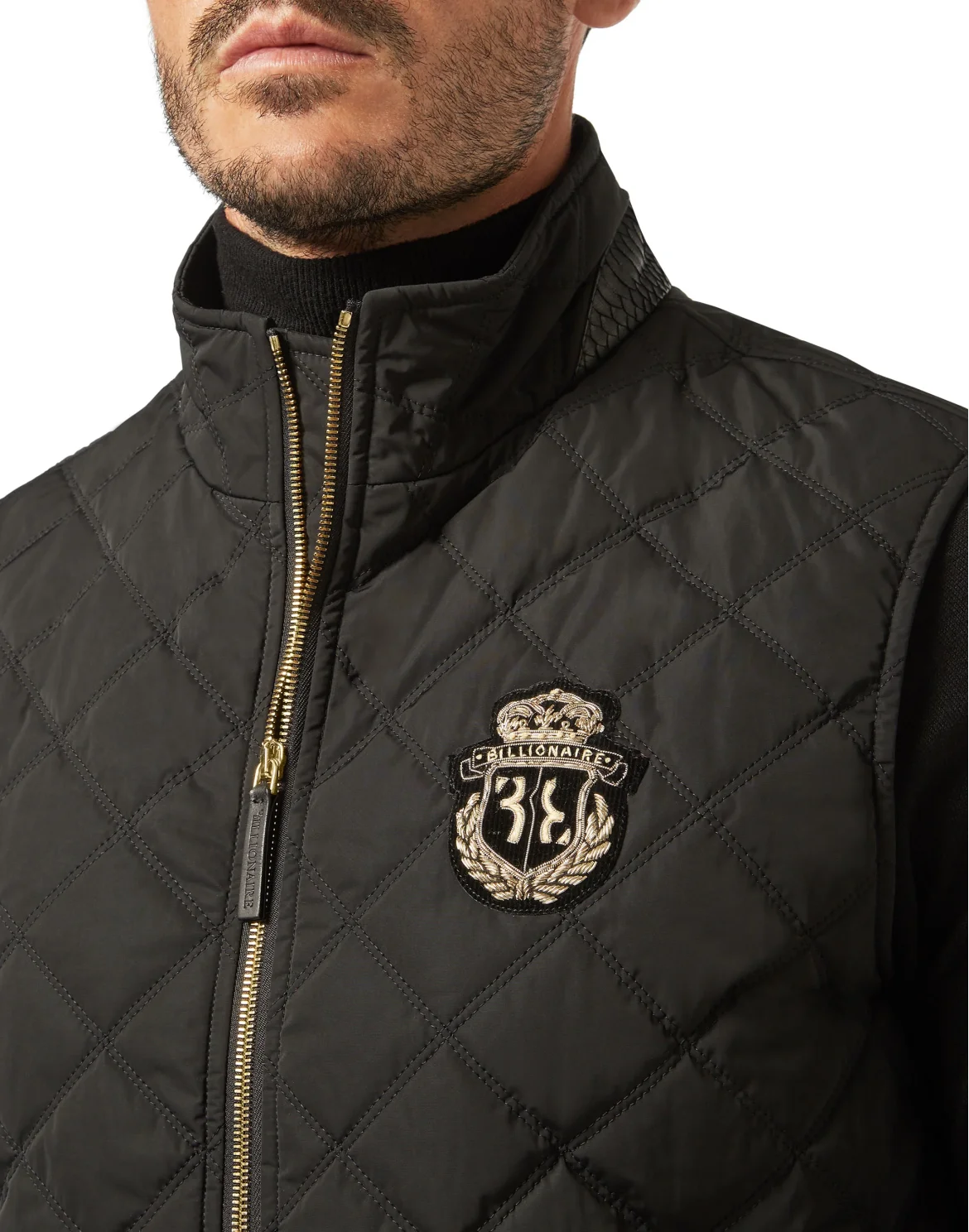 Short Vest Crest, цвет: Черный