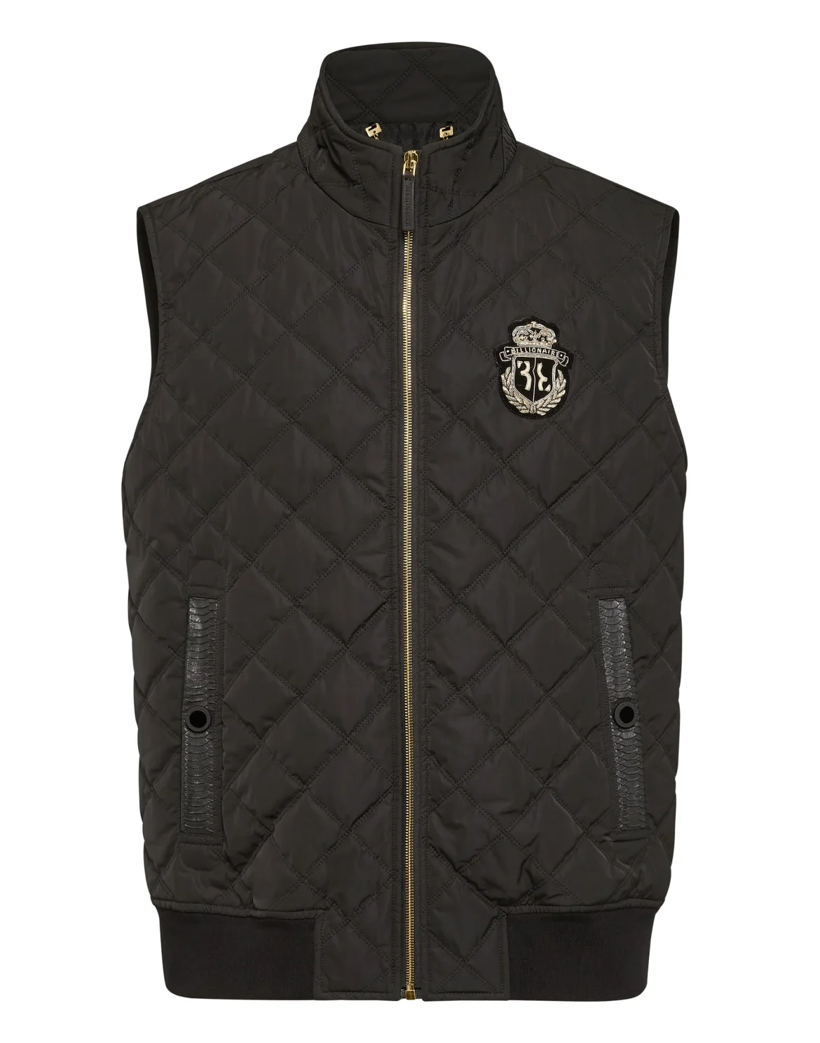 Short Vest Crest, цвет: Черный