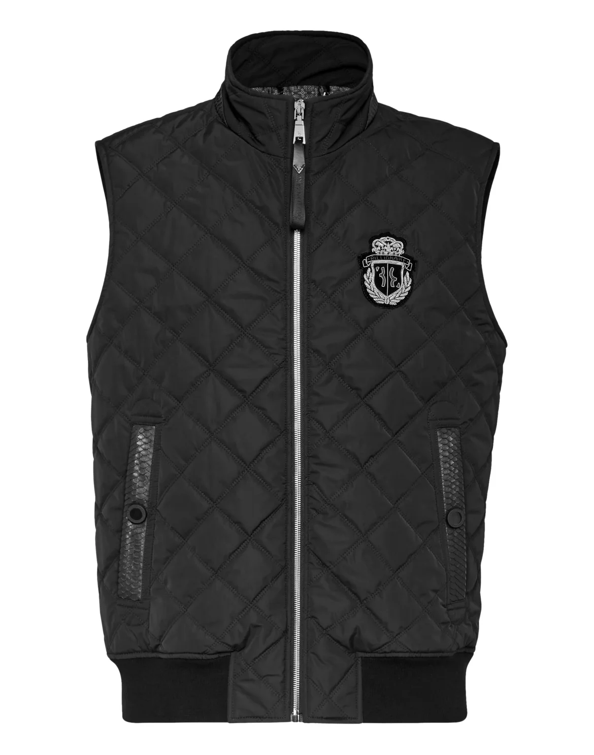 Short Vest Crest, цвет: Черный