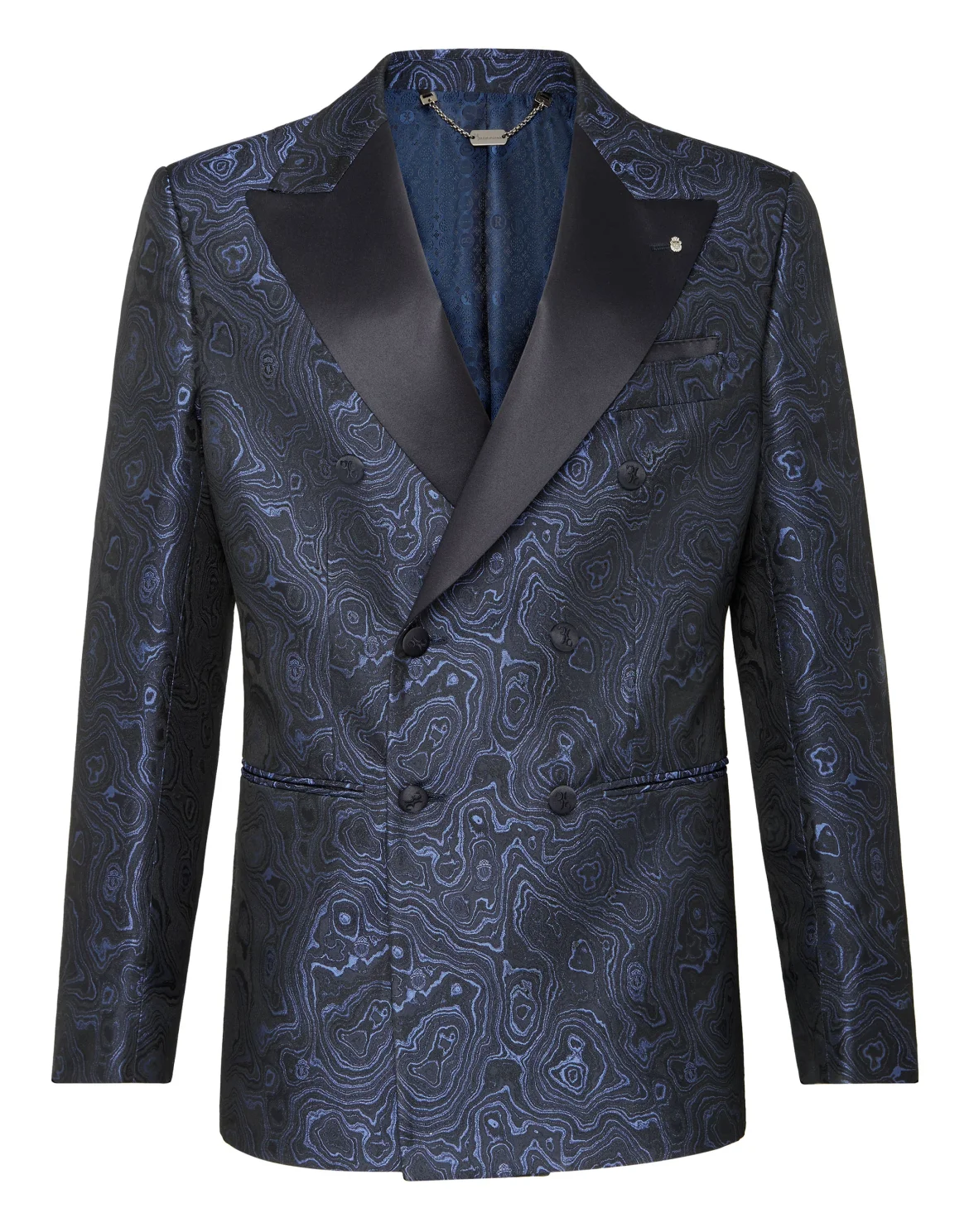Blazer Super Slim Fit Marbled, цвет: Синий