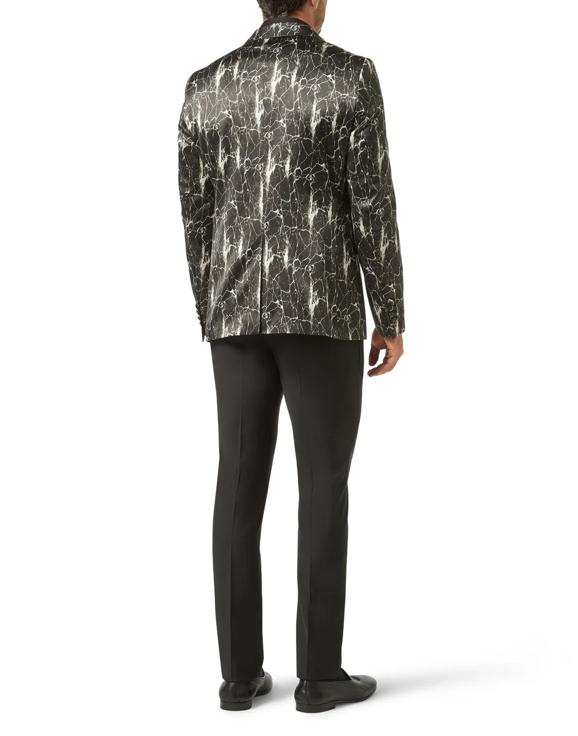 Blazer Super Slim Fit Marbled, цвет: Черный