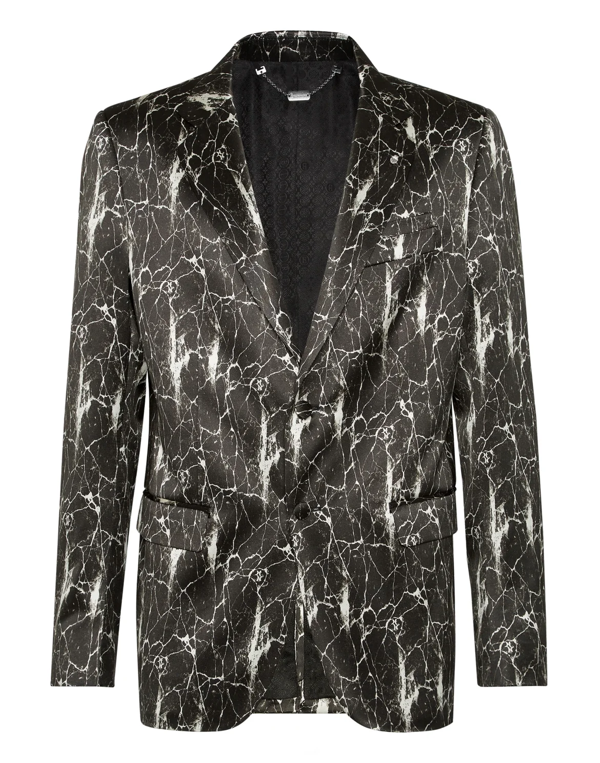 Blazer Super Slim Fit Marbled, цвет: Черный