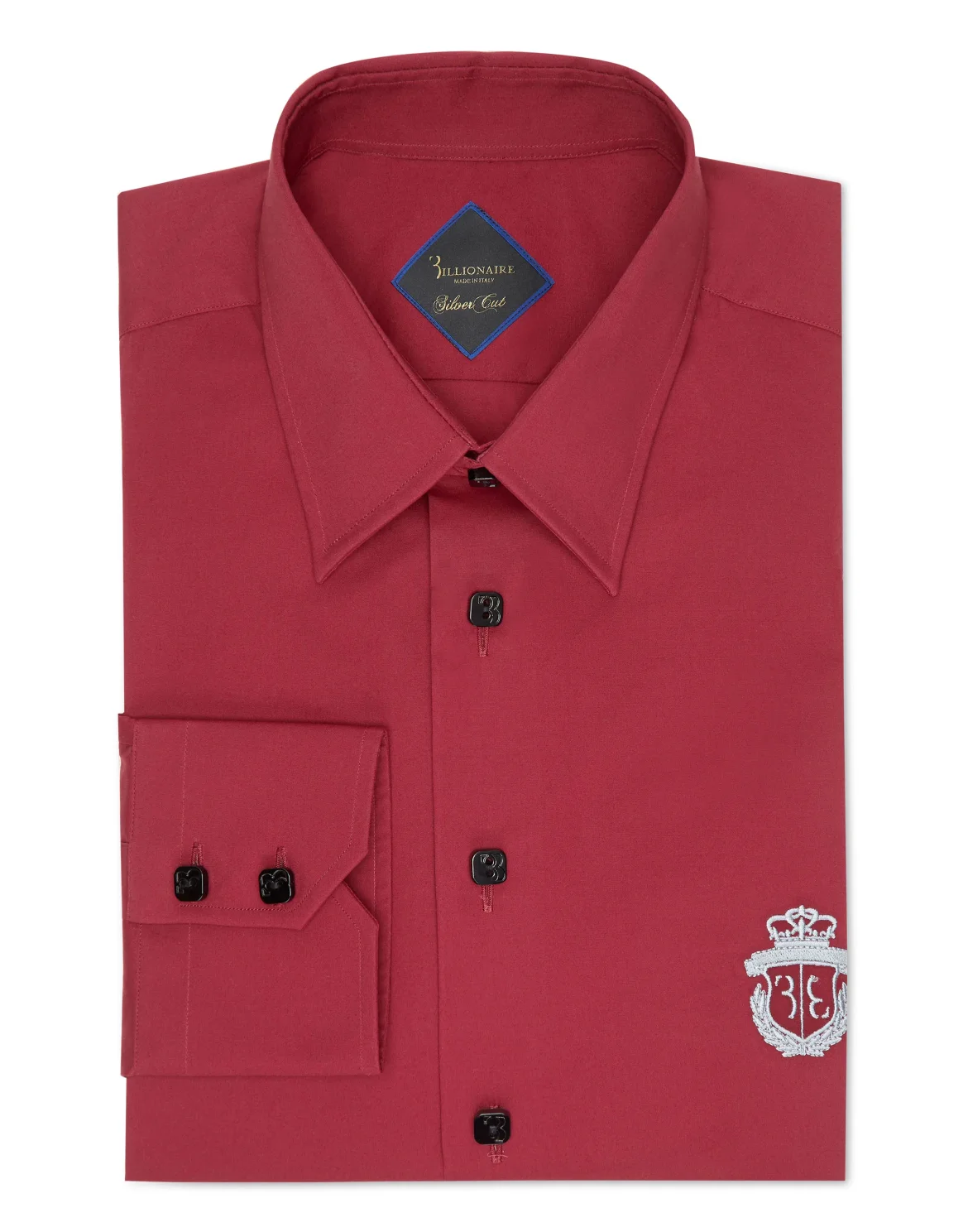 Shirt Silver Cut LS/Milano Crest, цвет: Красный