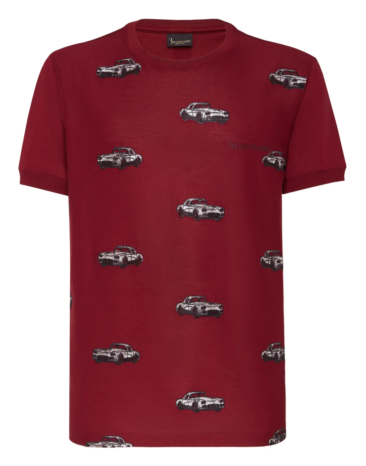 T-shirt Round Neck SS Cars Racing, цвет: Красный