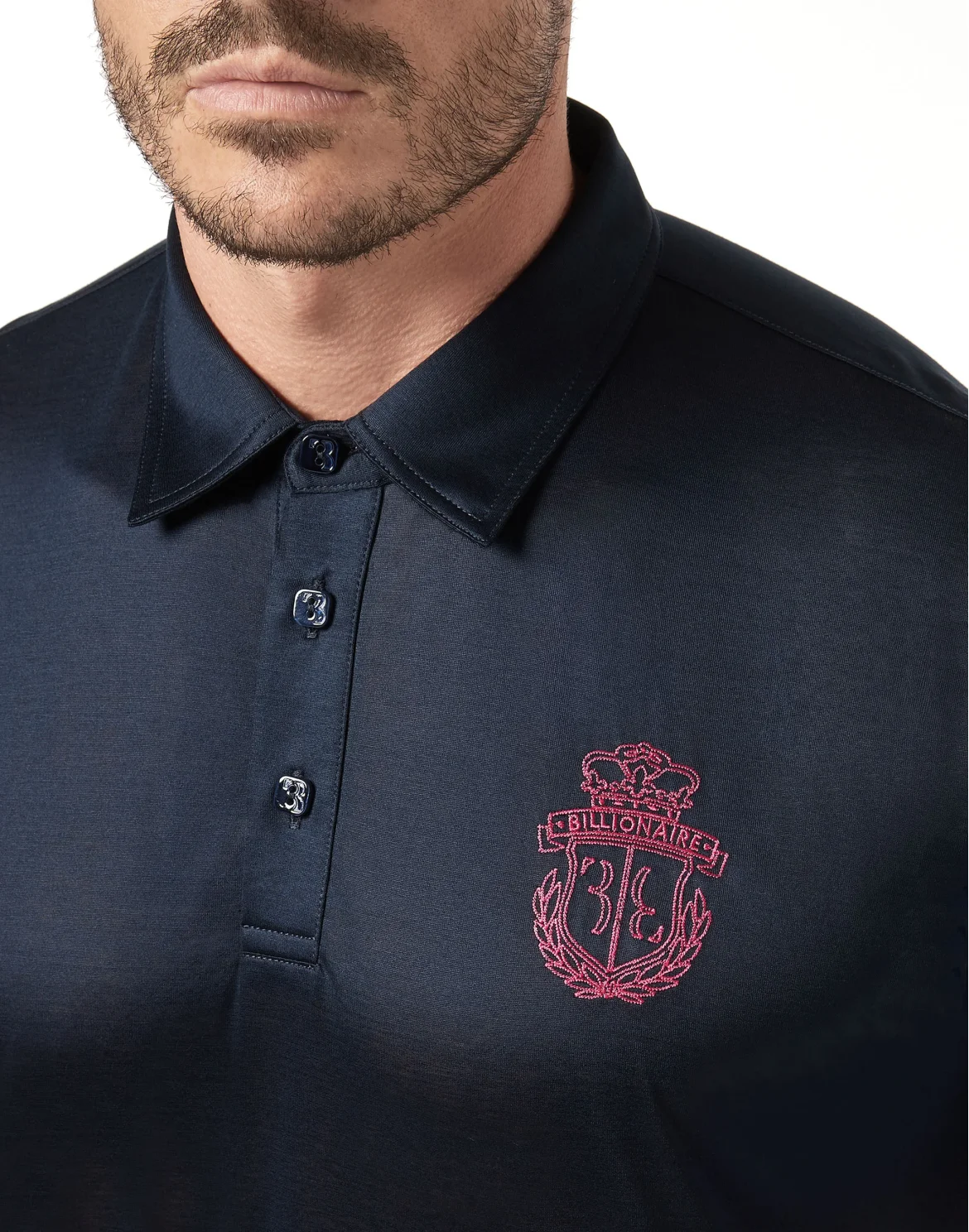 Polo shirt SS Crest, цвет: Синий