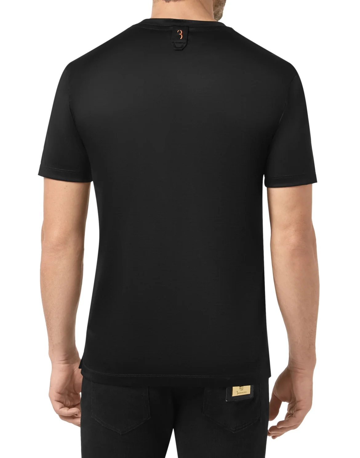 T-shirt V-Neck SS Crest, цвет: Черный