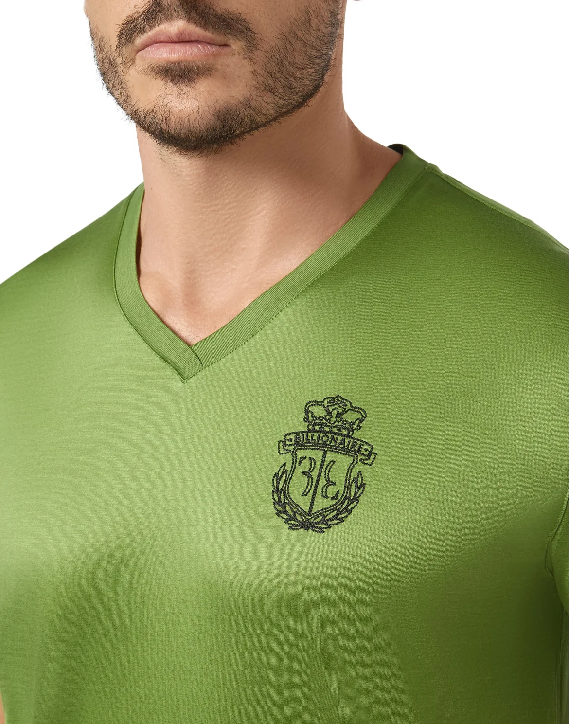 T-shirt V-Neck SS Crest, цвет: Камуфляж