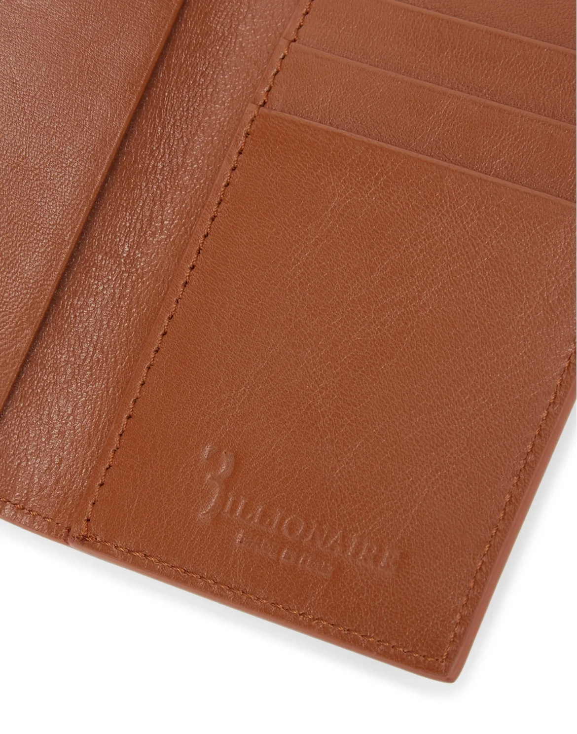 Leather Credit Cards Holder Istitutional, цвет: Коричневый