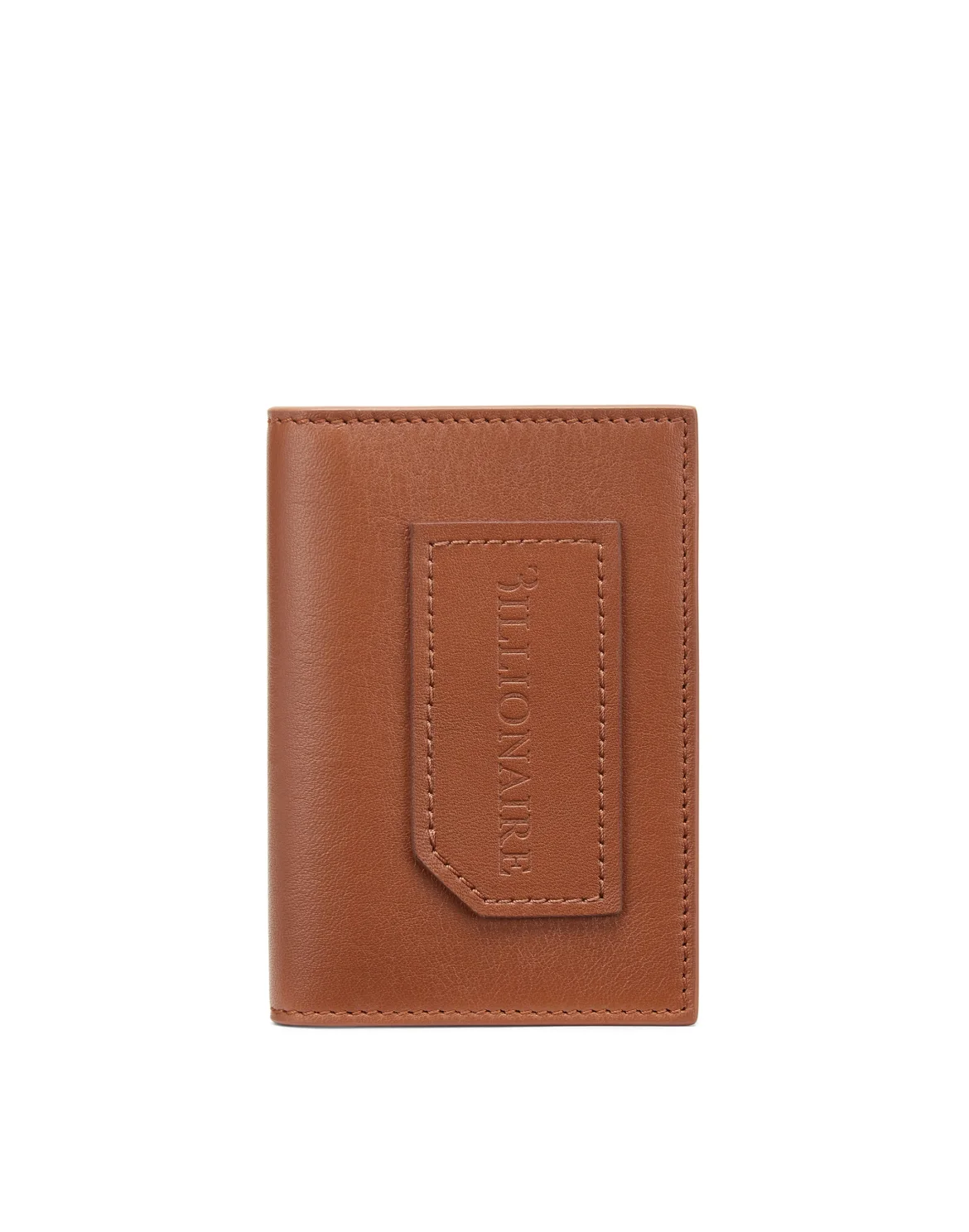 Leather Credit Cards Holder Istitutional, цвет: Коричневый