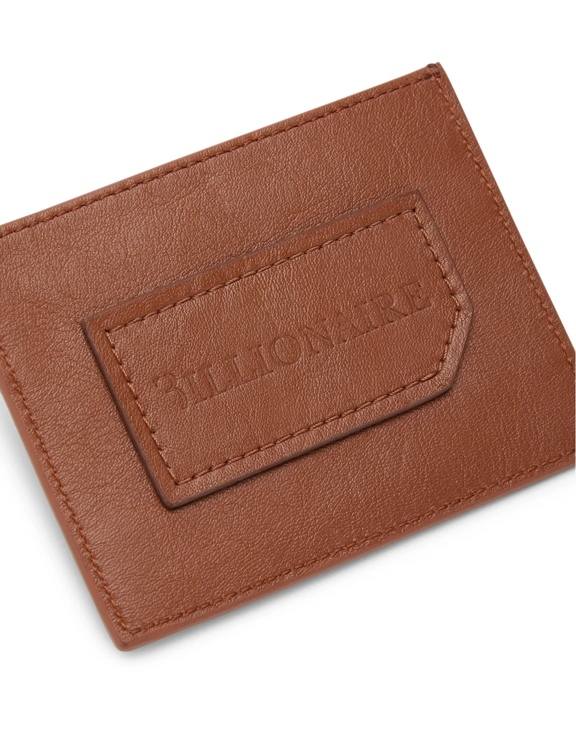 Leather Credit Cards Holder Istitutional, цвет: Коричневый
