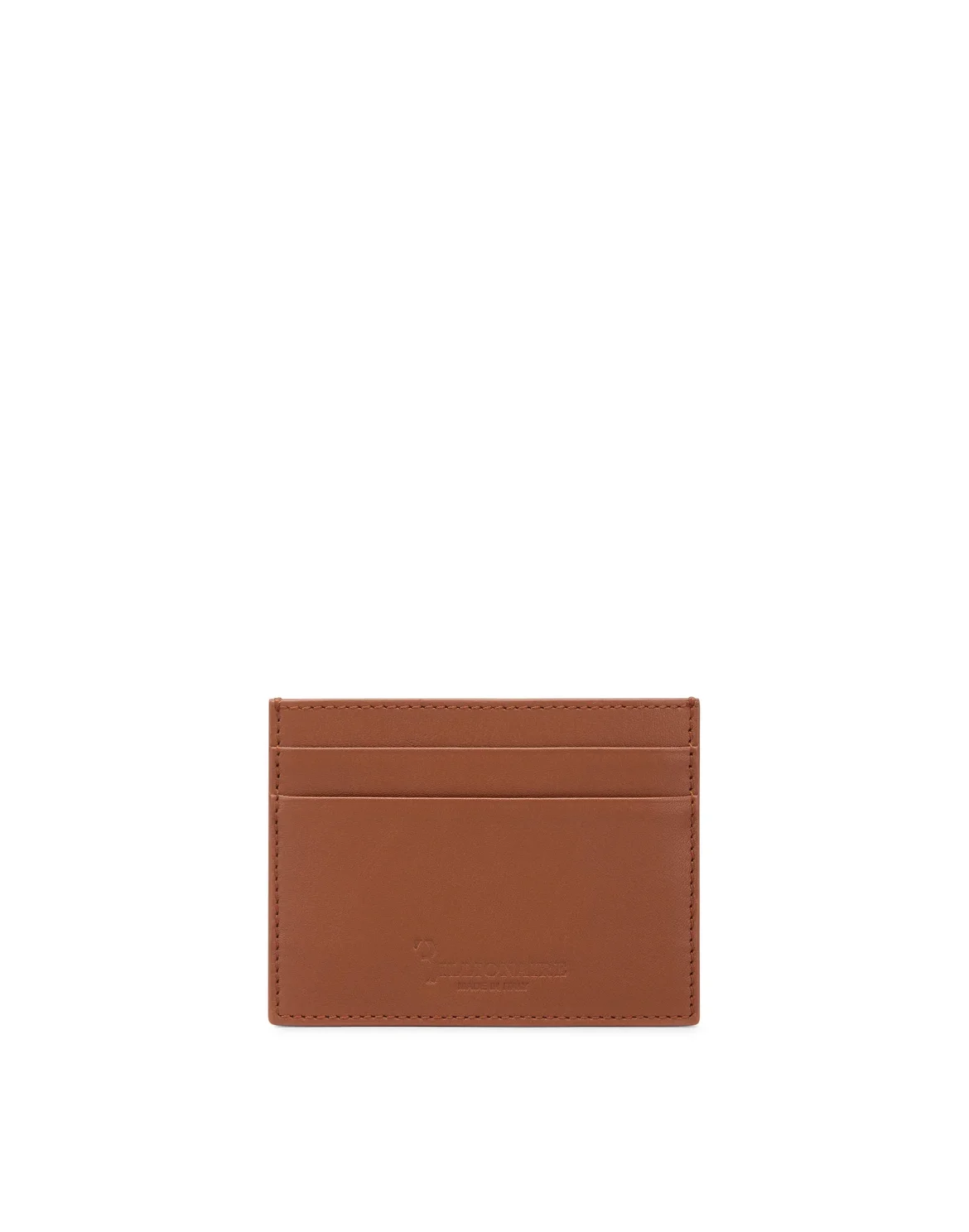 Leather Credit Cards Holder Istitutional, цвет: Коричневый