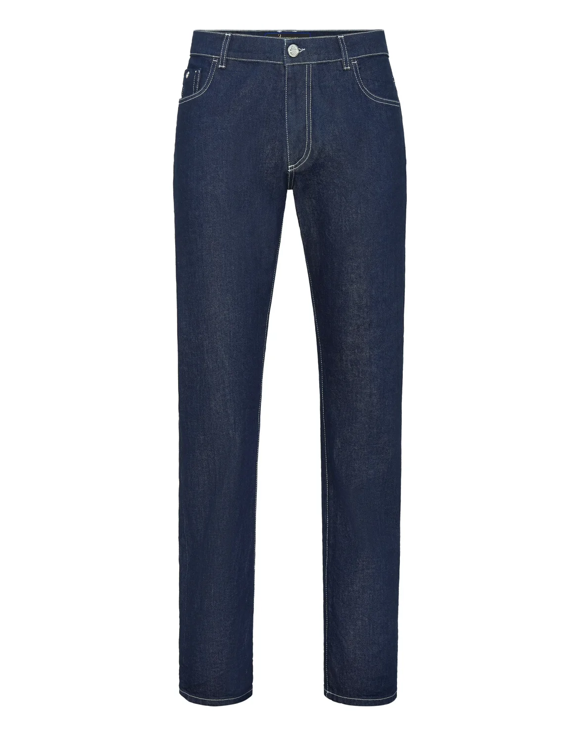 Denim Super Straight Cut Embroidery Istitutional, цвет: Синий