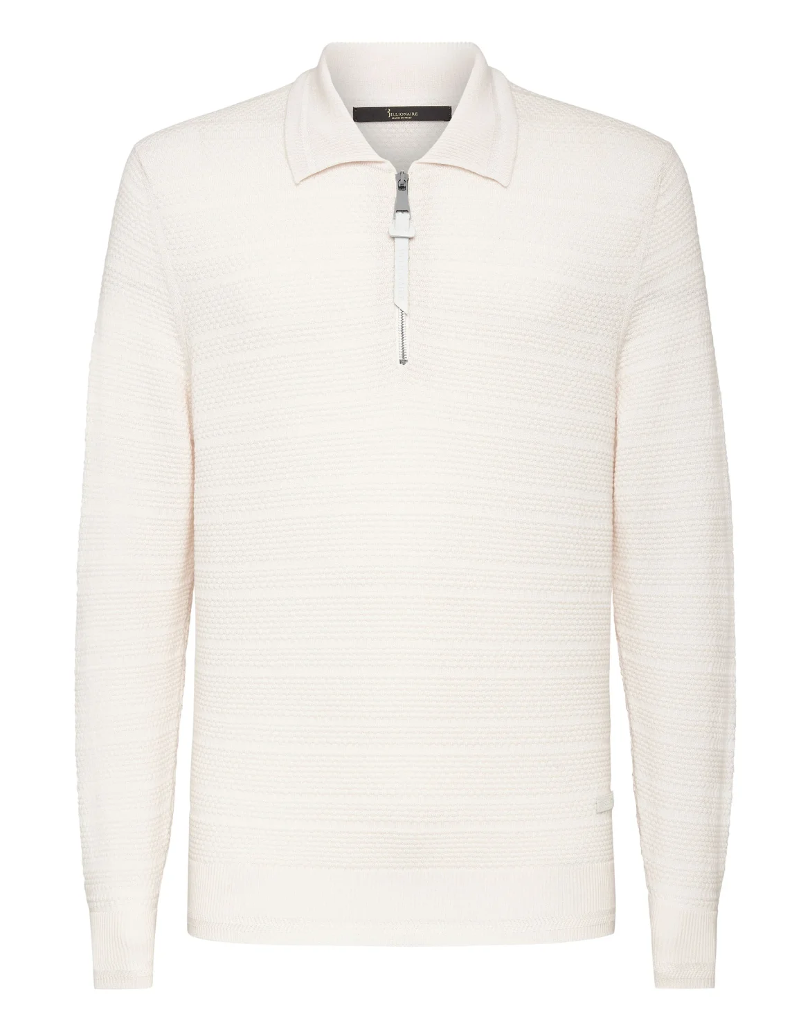 Merino wool Pullover zip mock Istitutional, цвет: Бежевый