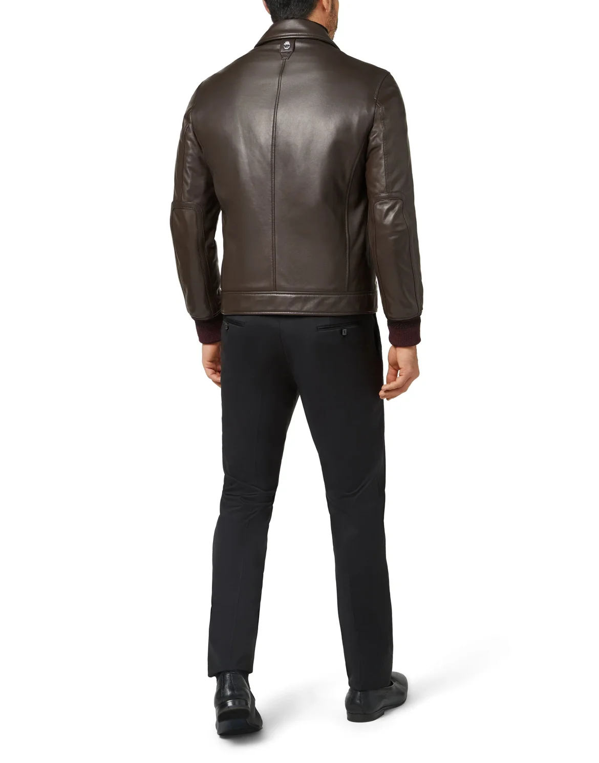 Leather Bomber Istitutional, цвет: Коричневый