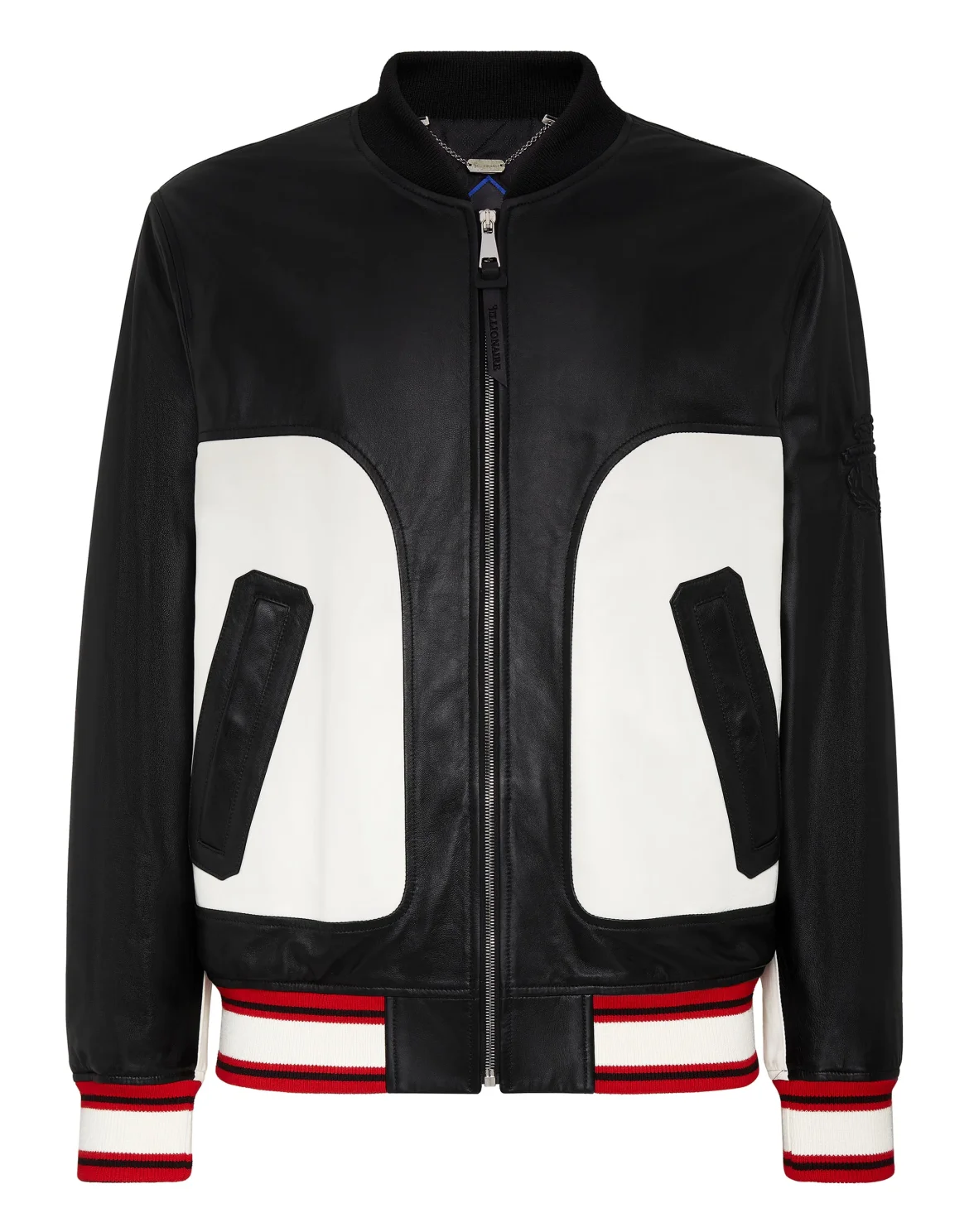 Leather Bomber Crest, цвет: Черный