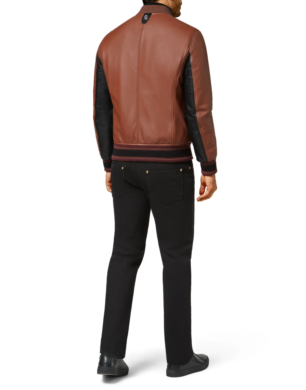 Leather Bomber Crest, цвет: Коричневый