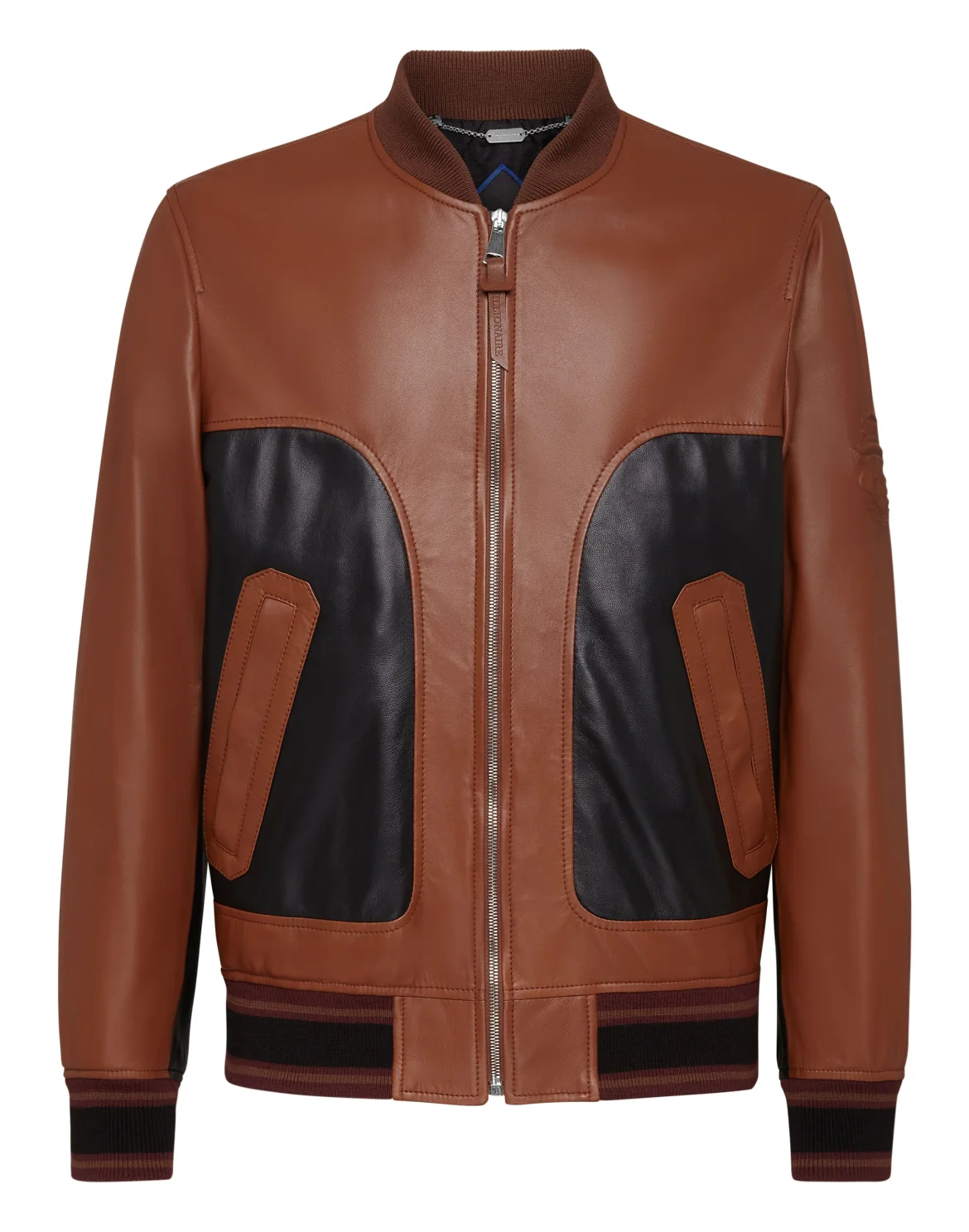 Leather Bomber Crest, цвет: Коричневый