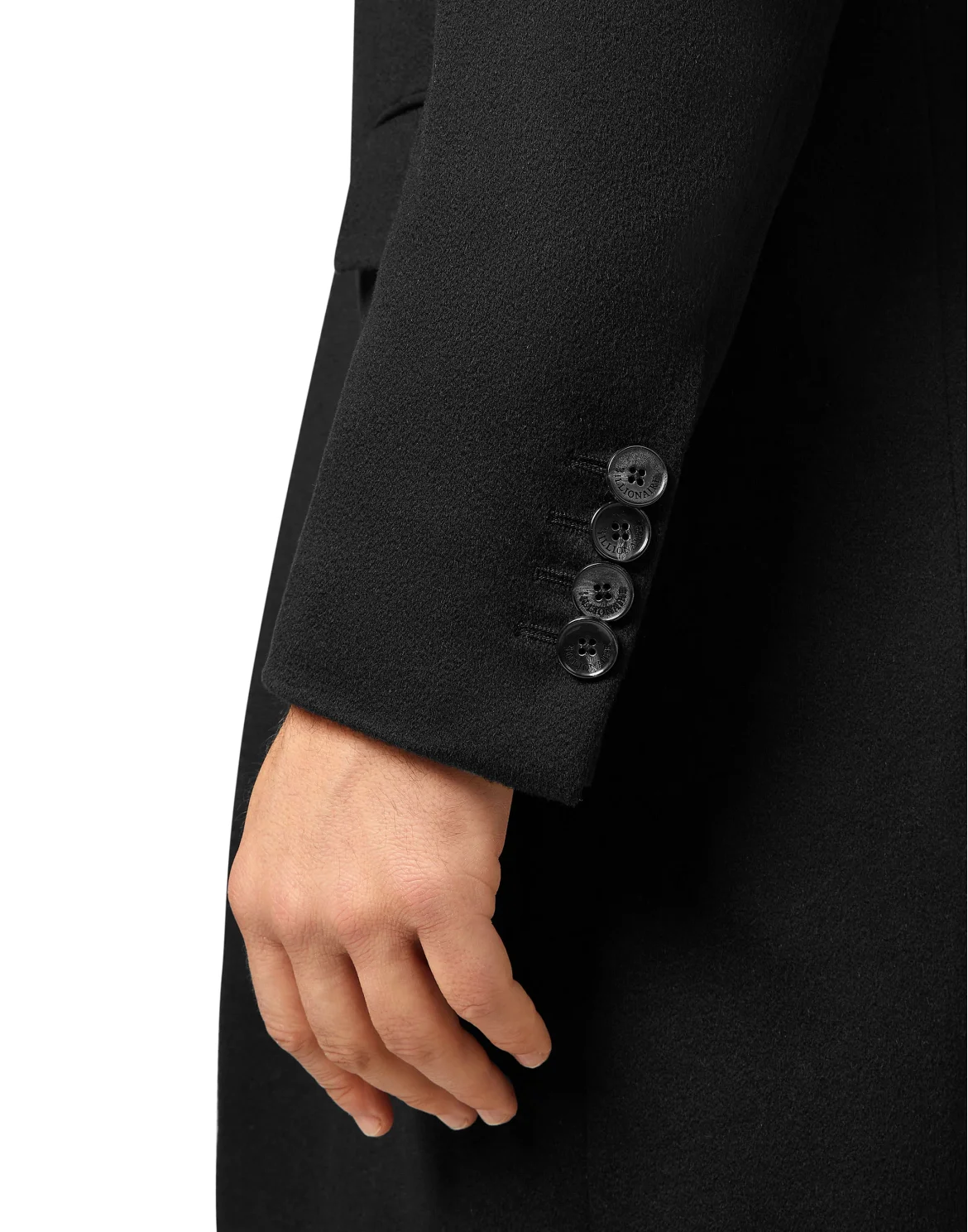 Coat Long Cashmere Istitutional, цвет: Черный