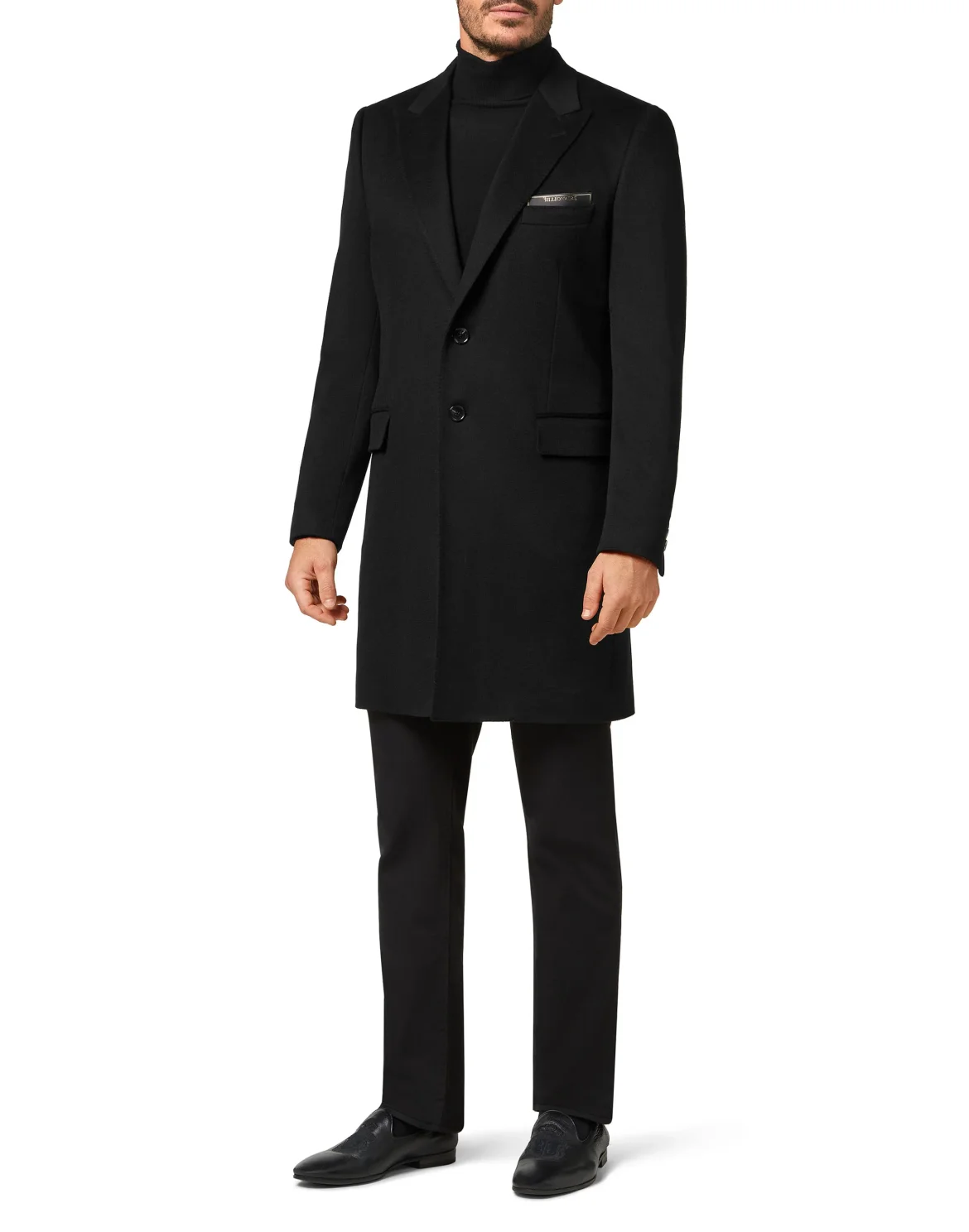 Coat Long Cashmere Istitutional, цвет: Черный