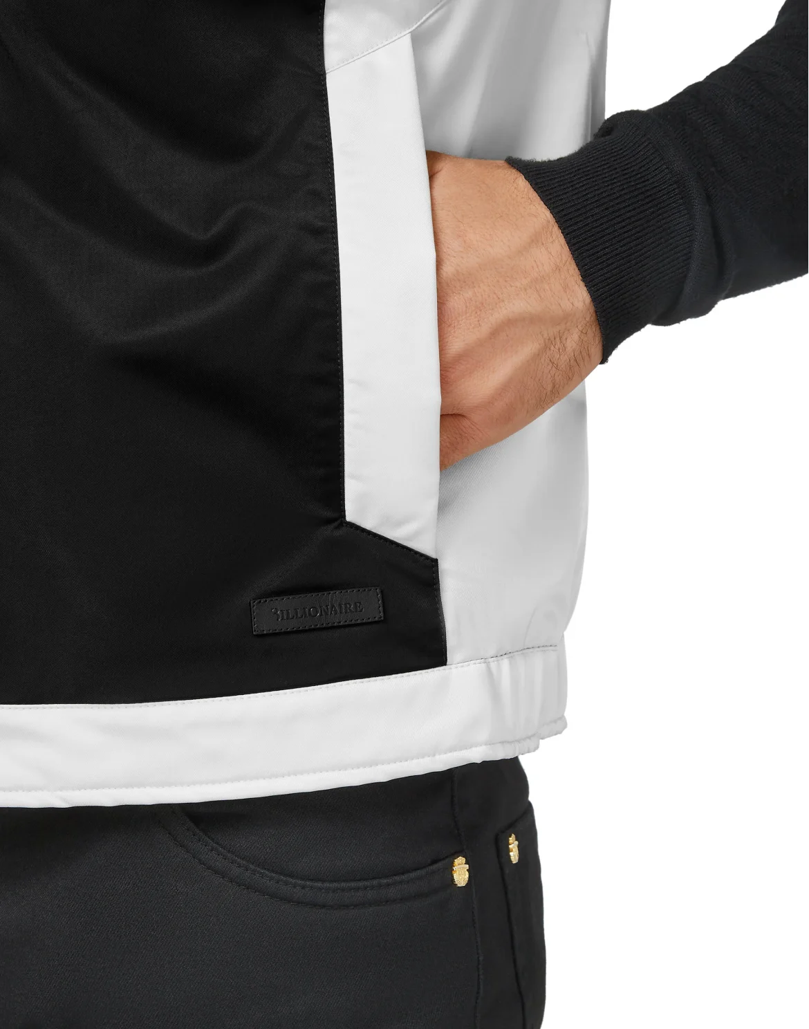 Color Block  Short Vest Istitutional, цвет: Черный
