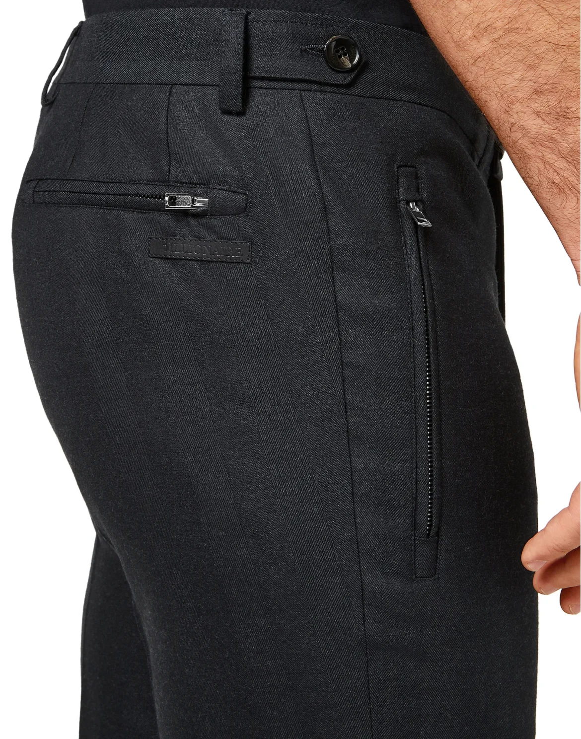 Long Trousers Zipped, цвет: Серый