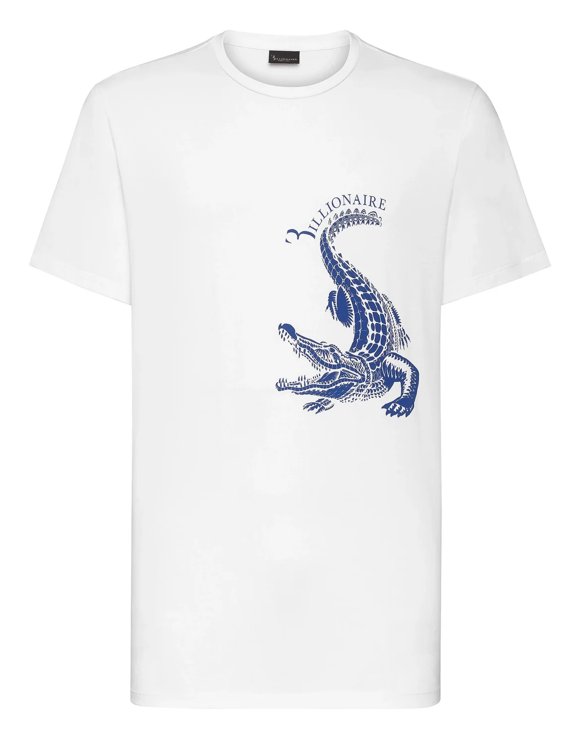 T-shirt Round Neck SS print Crocodile, цвет: Белый
